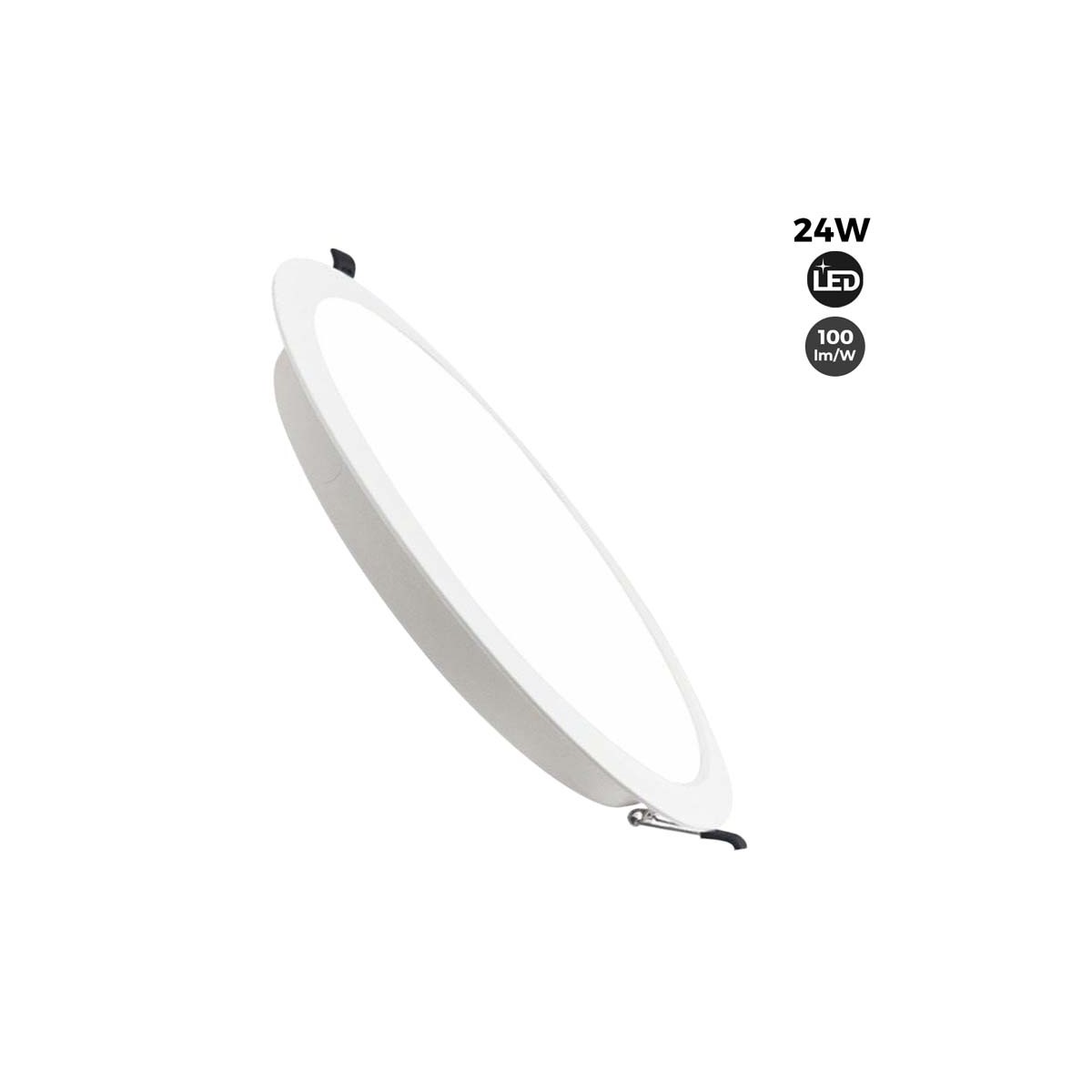 Ronde LED inbouwdownlight 24W Ø275mm