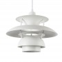 Witte Design Hanglamp "YOHAN" E27