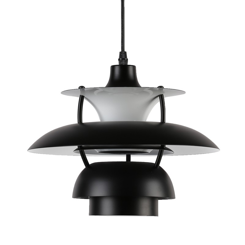 Zwarte Design Hanglamp "YOHAN" E27