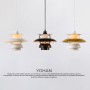 Design Hanglamp "YOHAN" verkrijgbaar in Wit/Zwart en Goud E27