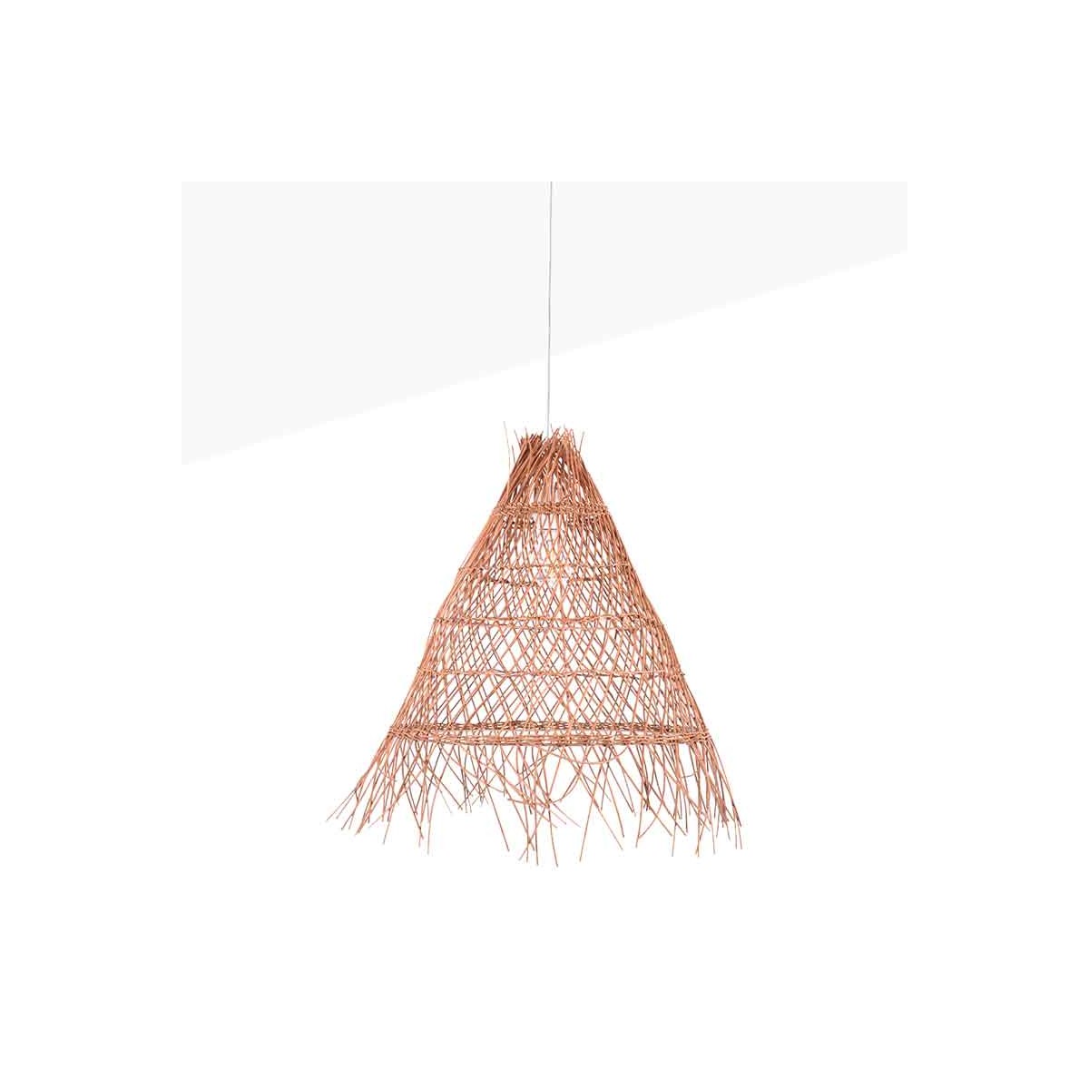 Rieten hanglamp "WILLOW