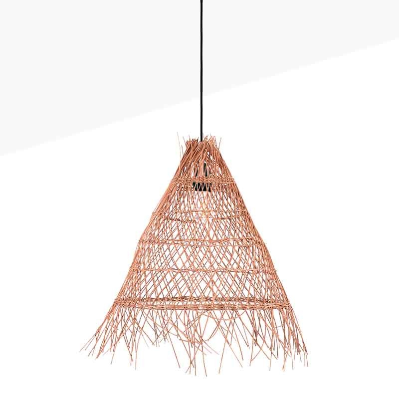 Rieten hanglamp "WILLOW