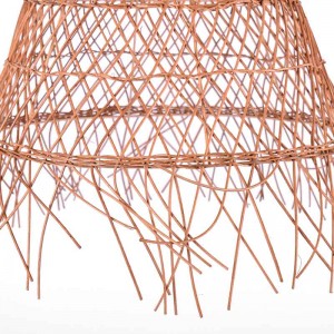 Rieten hanglamp "WILLOW