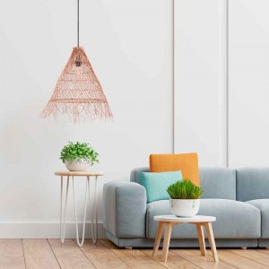 Rieten hanglamp "WILLOW