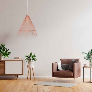 Rieten hanglamp "WILLOW