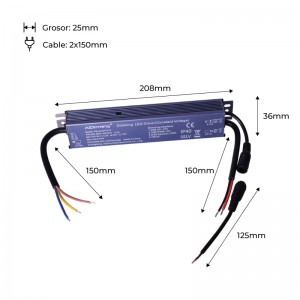 Driver Triac dimbaar CV 12V 3.3A IP42