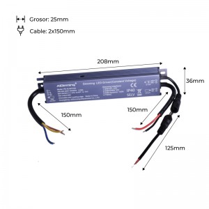 Driver Triac dimbaar CV 24V 1,66A IP42