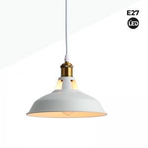 Retro industriële hanglamp "MANACOR" met metalen koepel