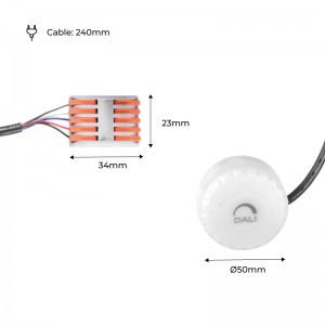 Dali sensor voor LED klokken B8137