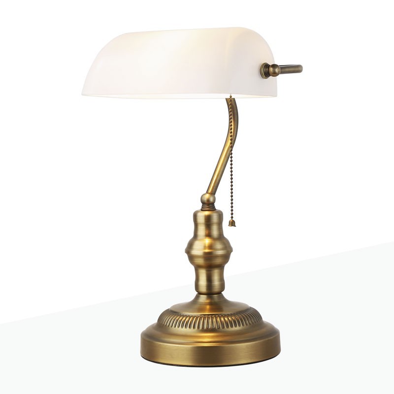 BANQUERO vintage tafel- en bureaulamp E27