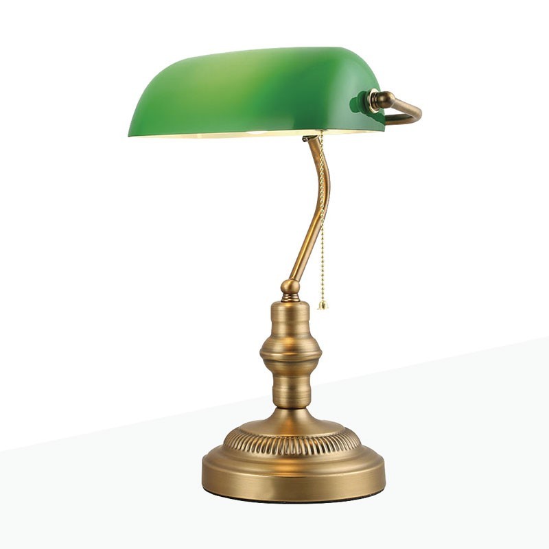 BANQUERO vintage tafel- en bureaulamp E27