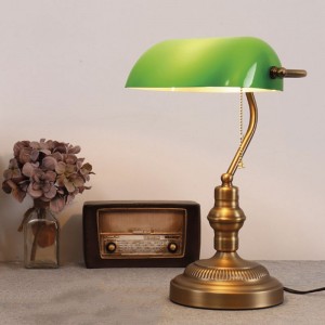 BANQUERO vintage tafel- en bureaulamp E27