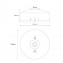 Opbouw- of inbouw-LED-noodverlichting 120lm 3W 3 uur IP20