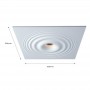 Plafondlamp met golfeffect 300x300mm - GU10