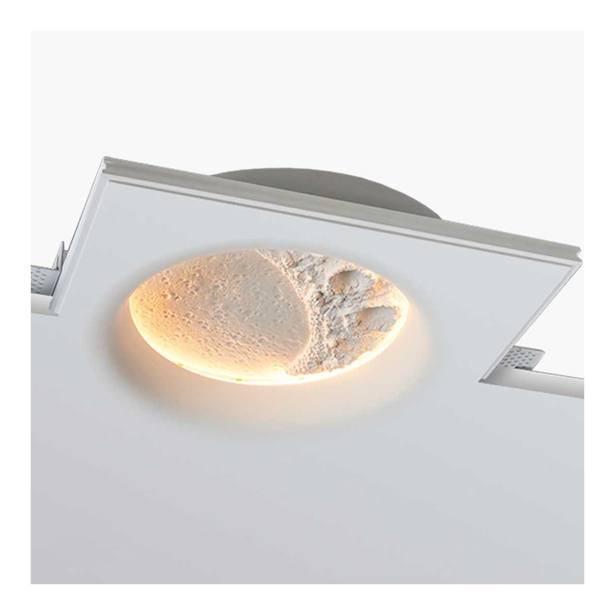 Witte COB 17,5W 2700K gipsplaat inbouwlamp