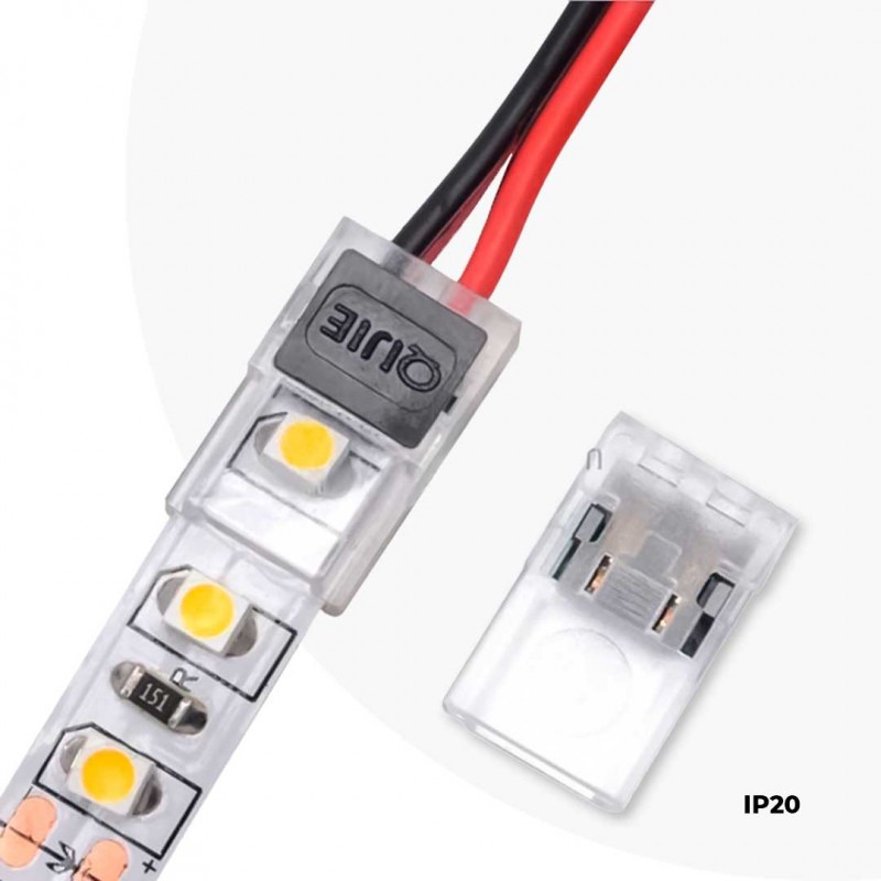 Snelkoppeling CLIP 2 pin - Strip naar kabel PCB 8mm IP20 max. 24V