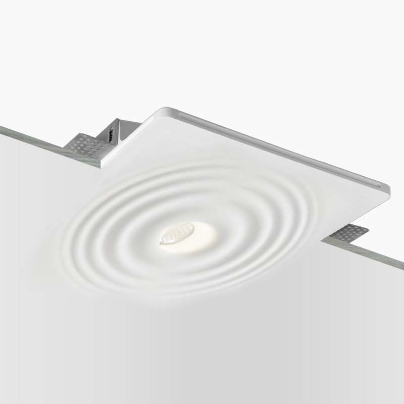 Plafondlamp met golfeffect 300x300mm - GU10