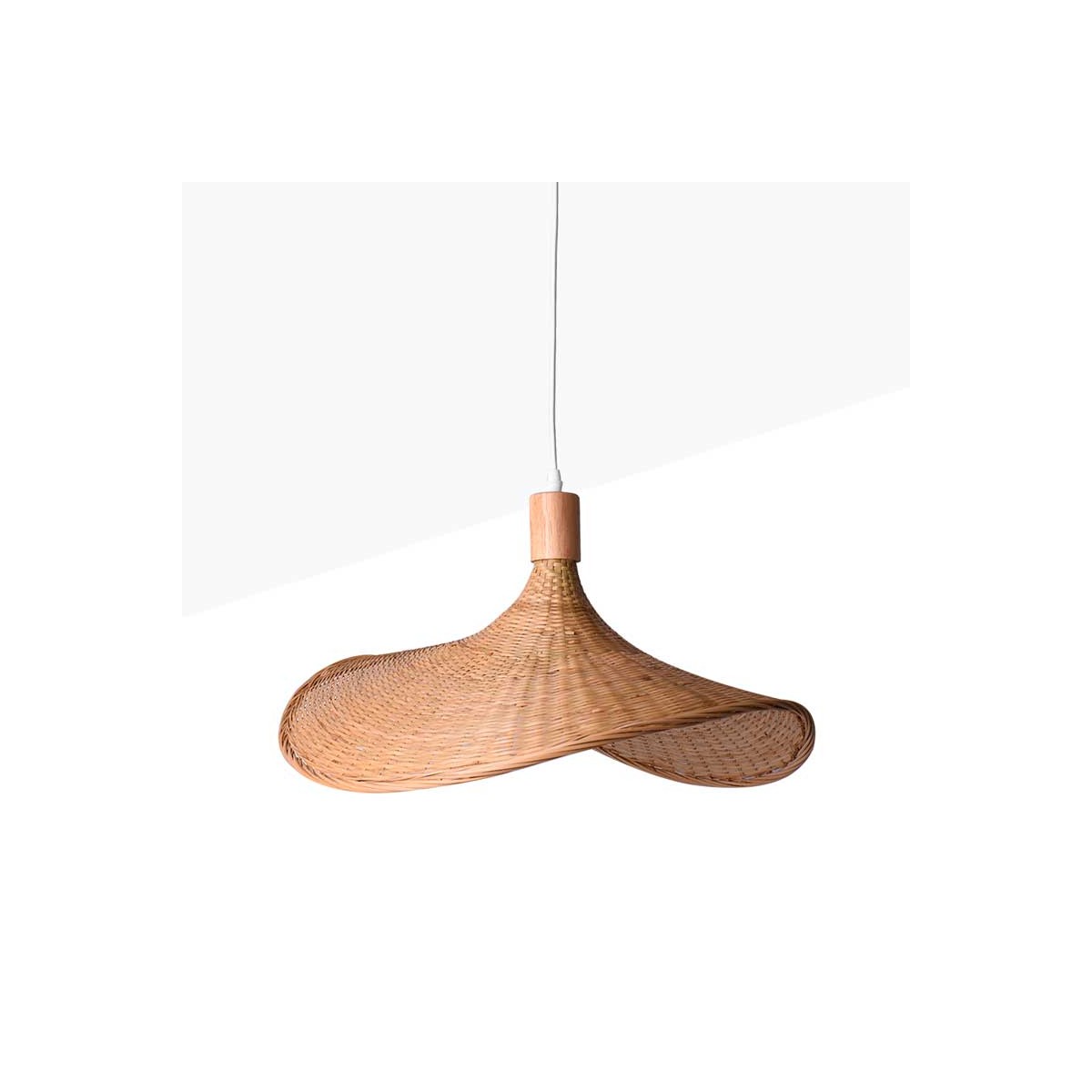 Rieten hanglamp "Bellas