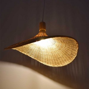 Rieten hanglamp "Bellas