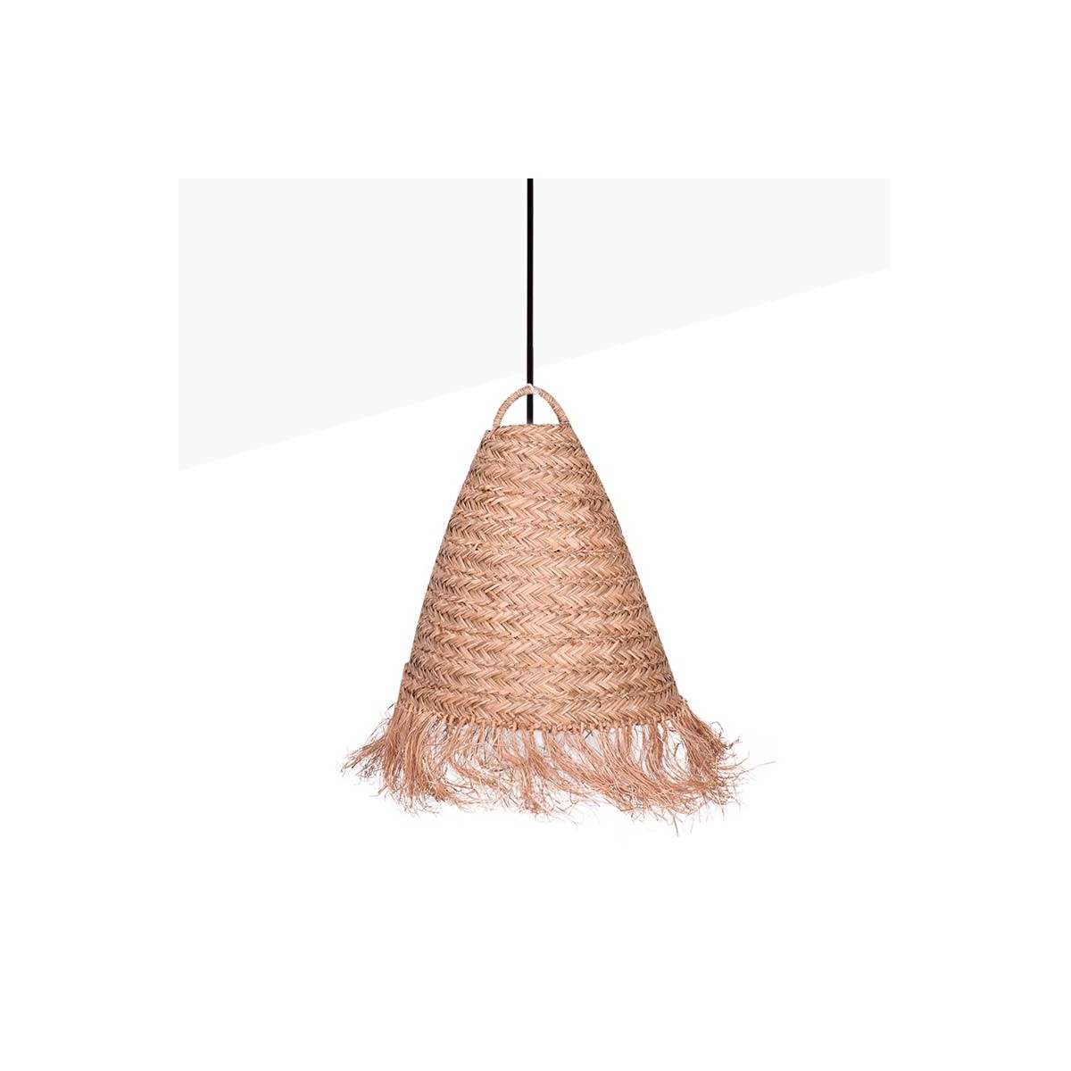 Hanglamp "NAM" van natuurlijk touw.