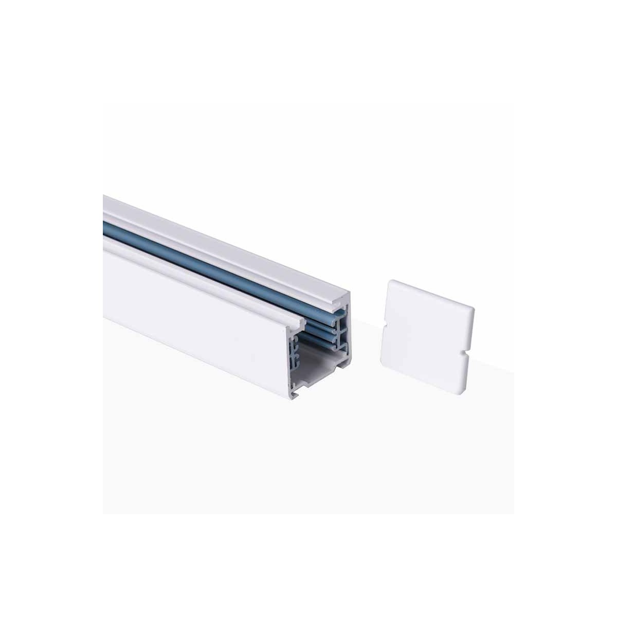 Driefasige rail voor LED-spotlights - 2 meter staaf