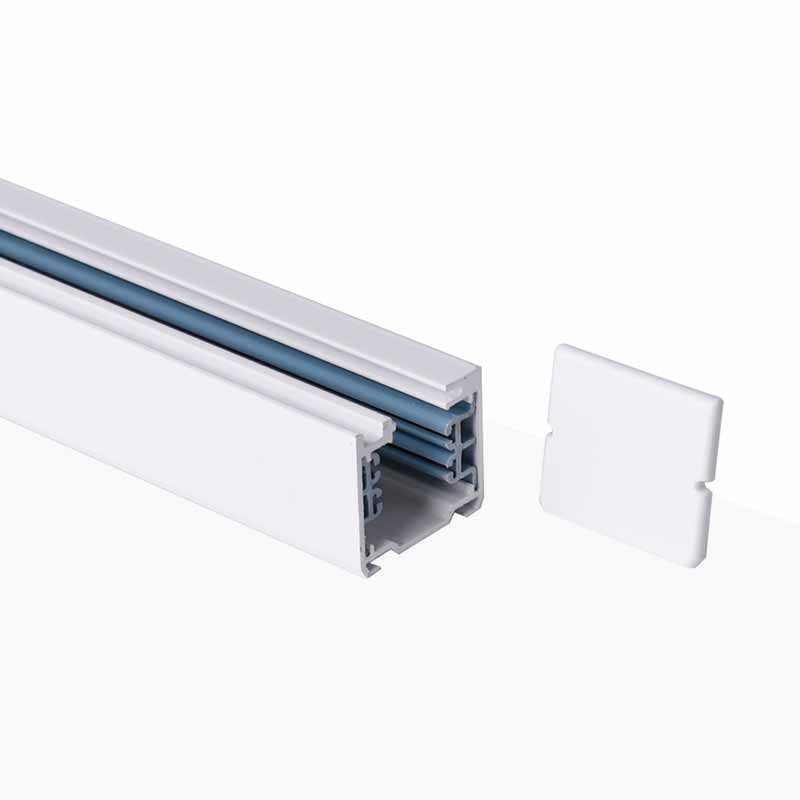 Driefasige rail voor LED-spotlights - 2 meter staaf