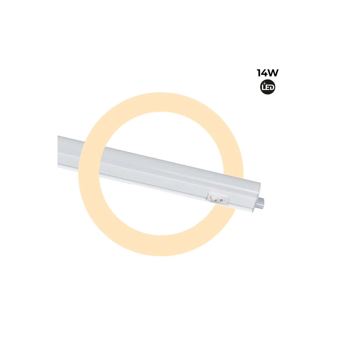 LED onderkast strip T5 120cm 14W opaal