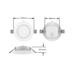 Afmetingen LED Downlights