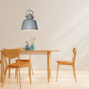 Kukka Scandinavische Metallic Hanglamp grijs