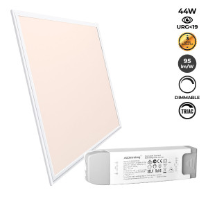 Dimbaar TRIAC LED inbouwpaneel 60X60cm 44W 3960LM UGR19