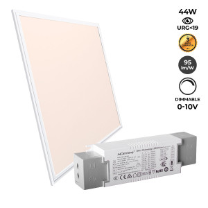 Dimbaar LED Paneel 0-10V inbouw 60X60cm 44W 3960LM UGR19