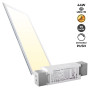 Dimbaar PUSH LED inbouwpaneel 120x30cm 44W 3980LM UGR19