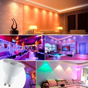 WIFI GU10 LED Slimme Lamp - RGBW + CCT - 5W