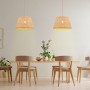 Rieten hanglamp Hank E27