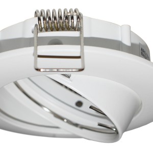 Kantelbare ronde inbouwdownlight ring voor GU10 / GU5.3 lamp