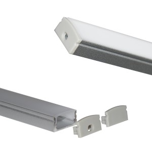 aluminium profiel voor opbouw led strip 17x8mm