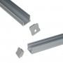 Aluminium profiel voor LED opbouwstrip 17x15mm