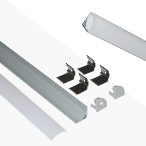 Aluminium profiel voor LED inbouwstrips