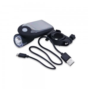 USB-fietslamp op zonne-energie 240lm