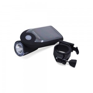 USB-fietslamp op zonne-energie 240lm