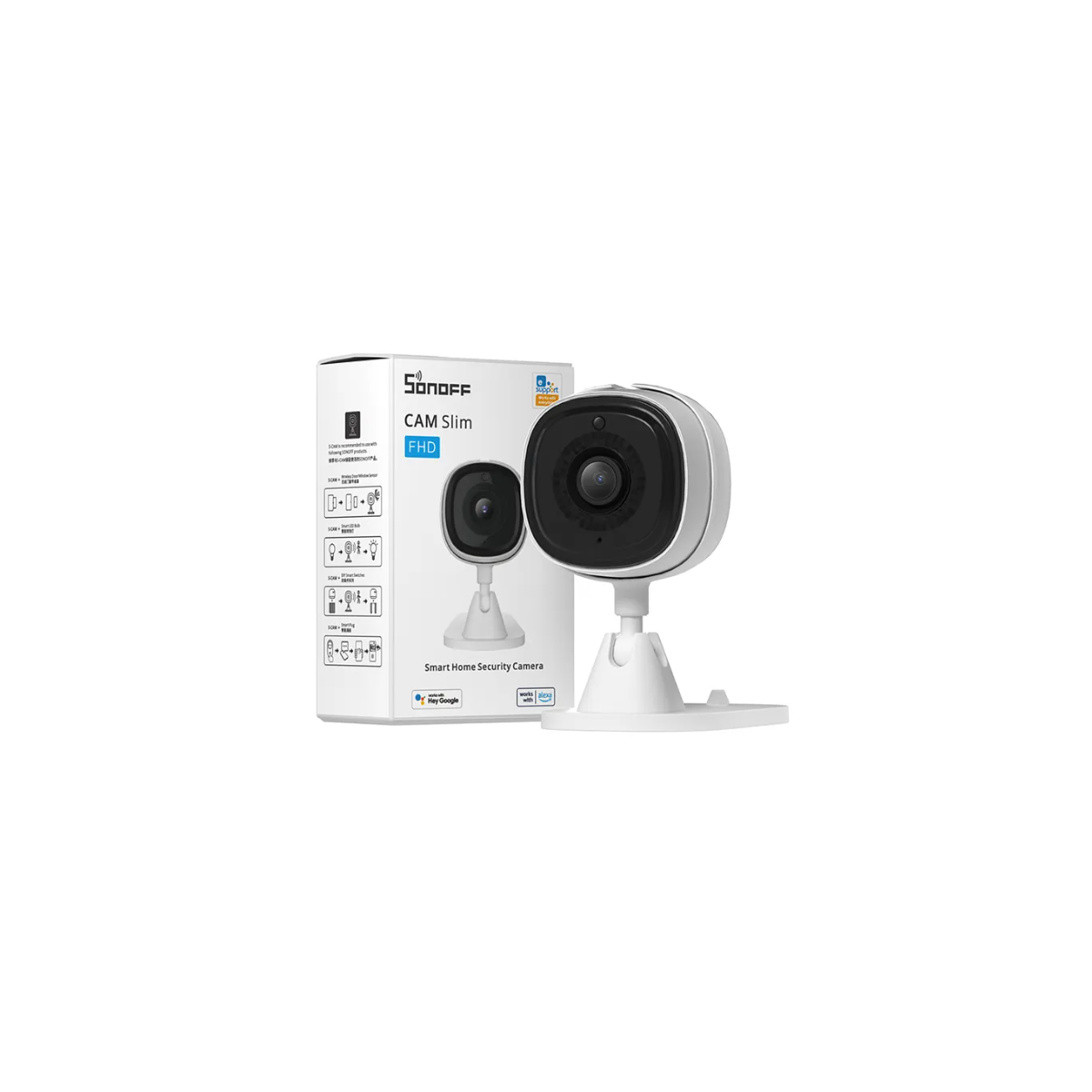 SONOFF CAM Slimme Beveiligingscamera - WIFI - 1080P - Alarm - Bewegingssensor