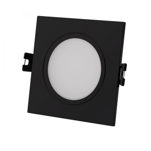 Vierkante downlight ring voor GU10 lamp - Uitsparing Ø 75-80 mm - IP44