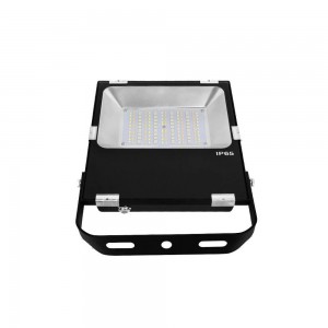 LED schijnwerper 50W RGB + CCT WIFI controle COB Chip IP65 85-260V 120º zwarte behuizing