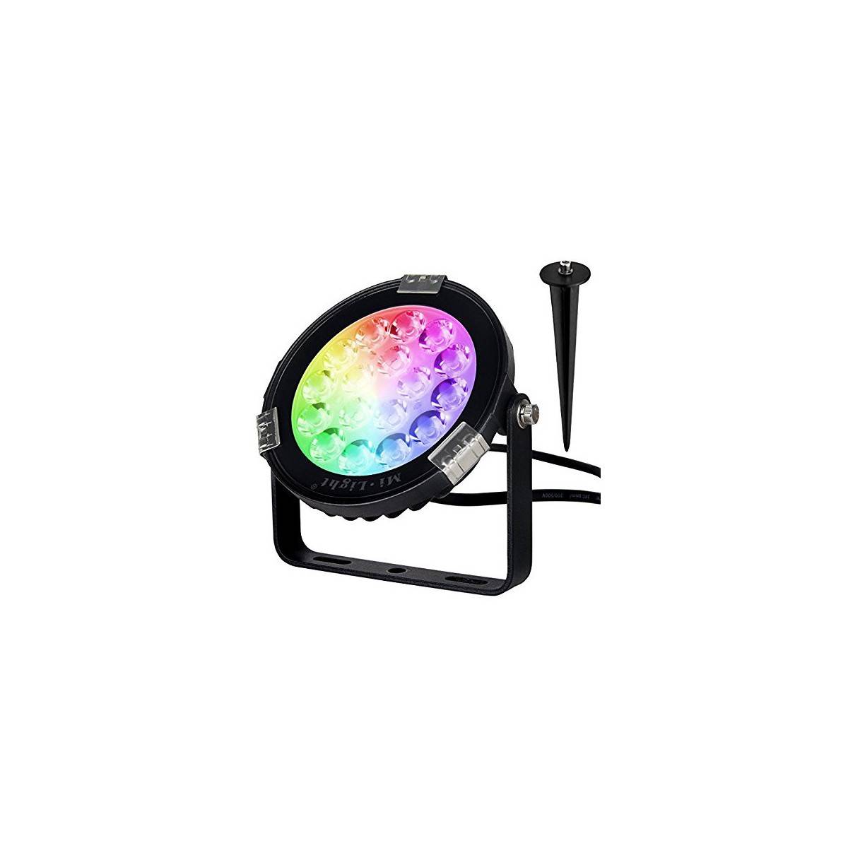 Tuinspot RGB+CCT 9W 230V RF en WIFI bediening via mobiele app