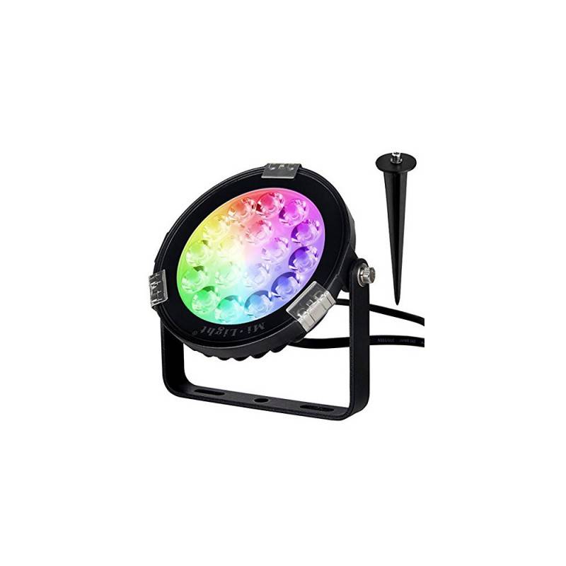 Tuinspot RGB+CCT 9W 230V RF en WIFI bediening via mobiele app