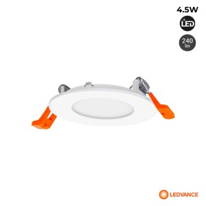 LEDVANCE Slim LED Downlight - ESSENTIAL serie - 4.5W - 6500K - gesneden Ø 72mm