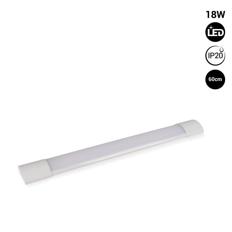 Lineair LED opbouwarmatuur - 18W - 60cm - IP20