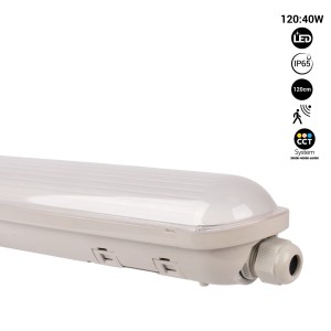 Waterdichte CCT Aansluitbare Lineaire LED Bewegingssensor - 120cm - 40W - IP65