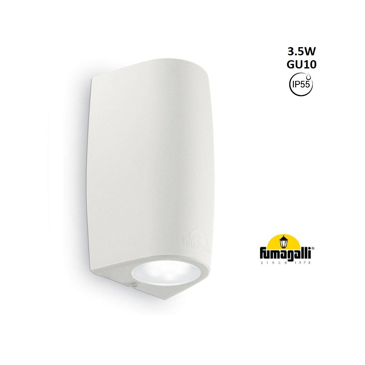 FUMAGALLI "Marta 90-1" wandlamp - GU10 - IP55 - 3,5W