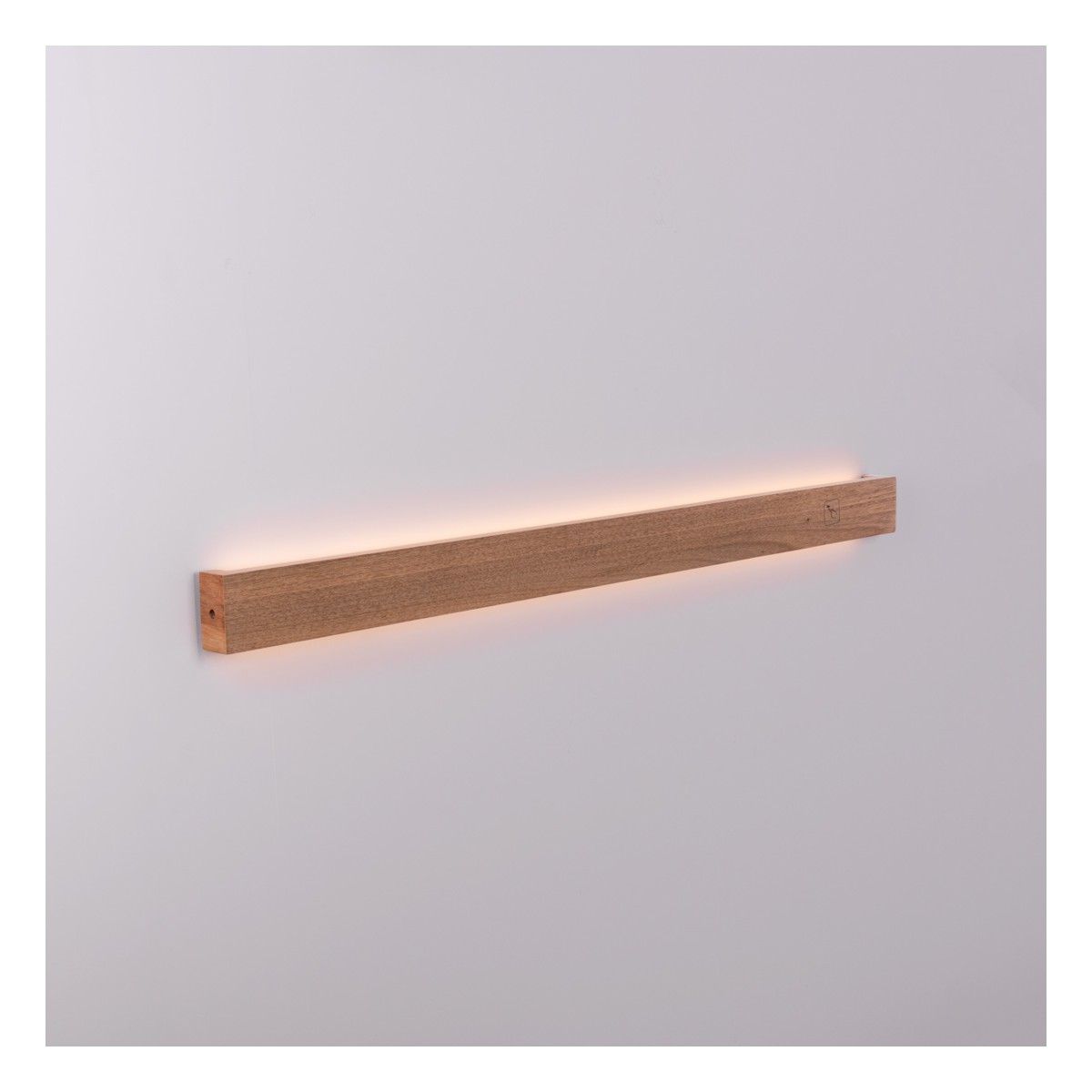 Houten lineaire wandlamp "Wooden" - 24W - 100cm